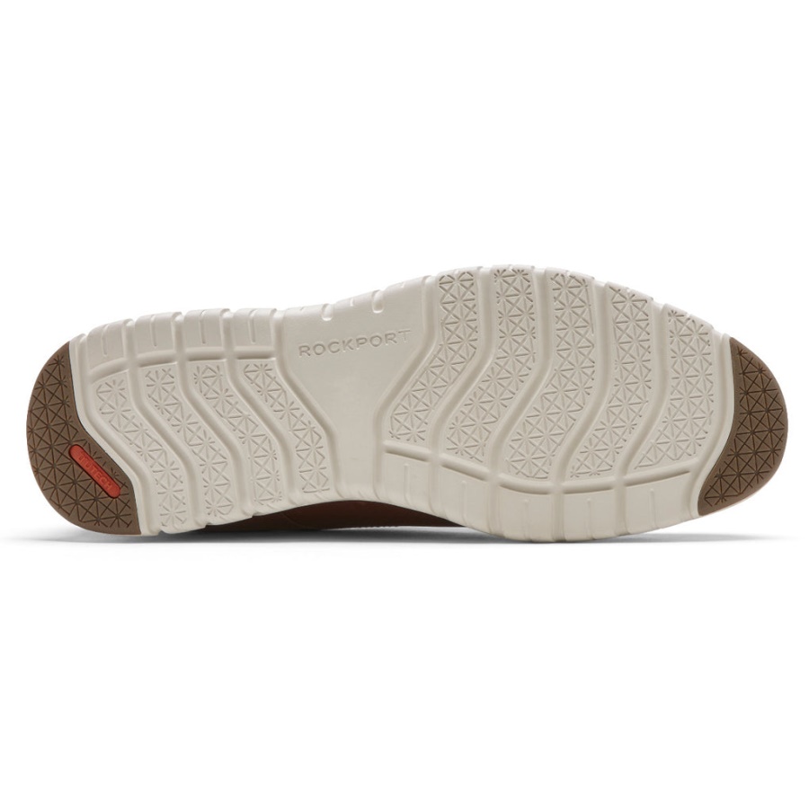 Rockport Masculino Total Motion Sport Simple Toe Oxford Hazelnut