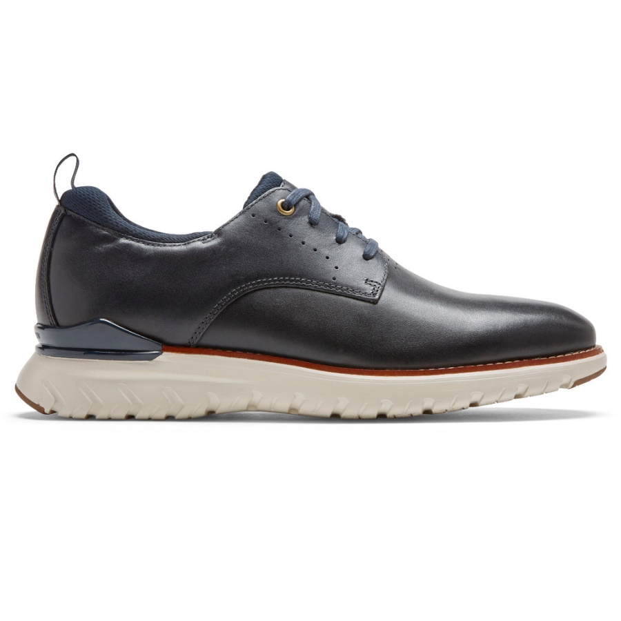 Rockport Masculino Movimento Total Movimento Esporte Simples Oxford Novo Vestido Azul