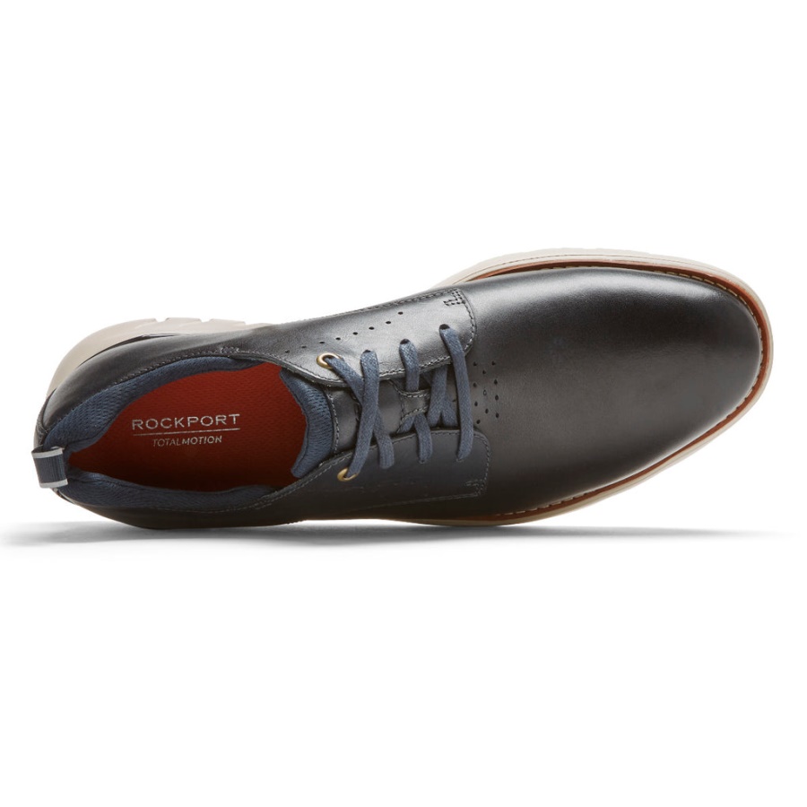 Rockport Masculino Movimento Total Movimento Esporte Simples Oxford Novo Vestido Azul