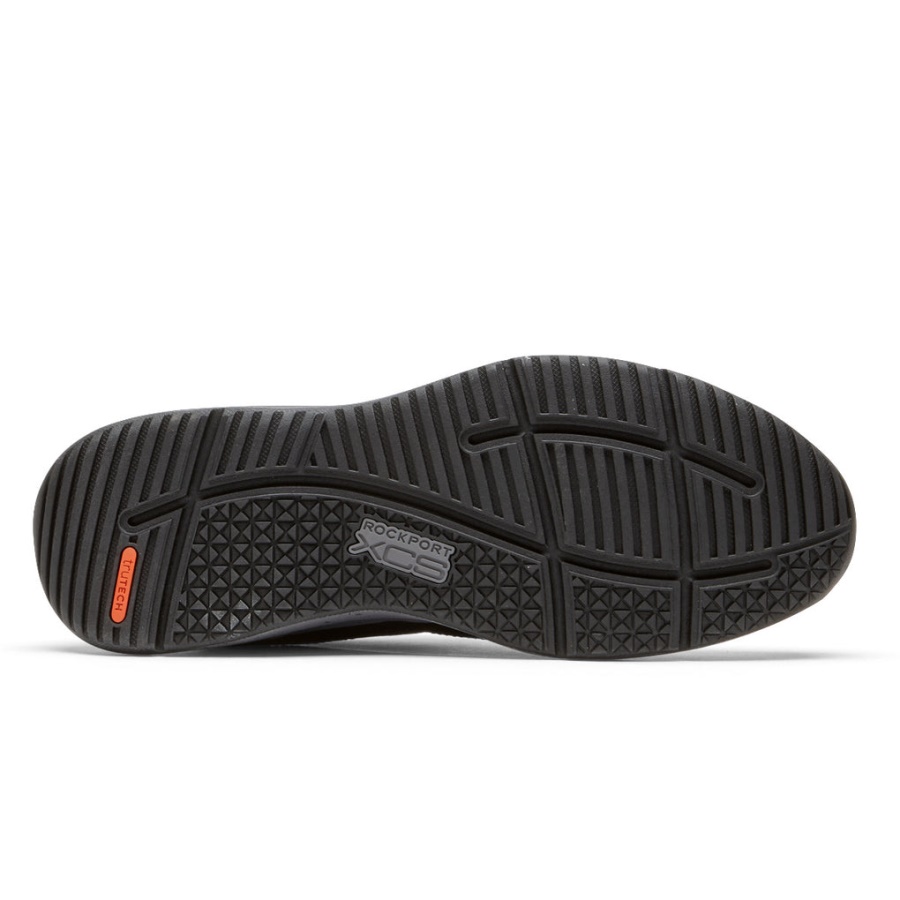 Tênis Rockport Total Motion Trail Masculino Impermeável à Prova D'água Preto