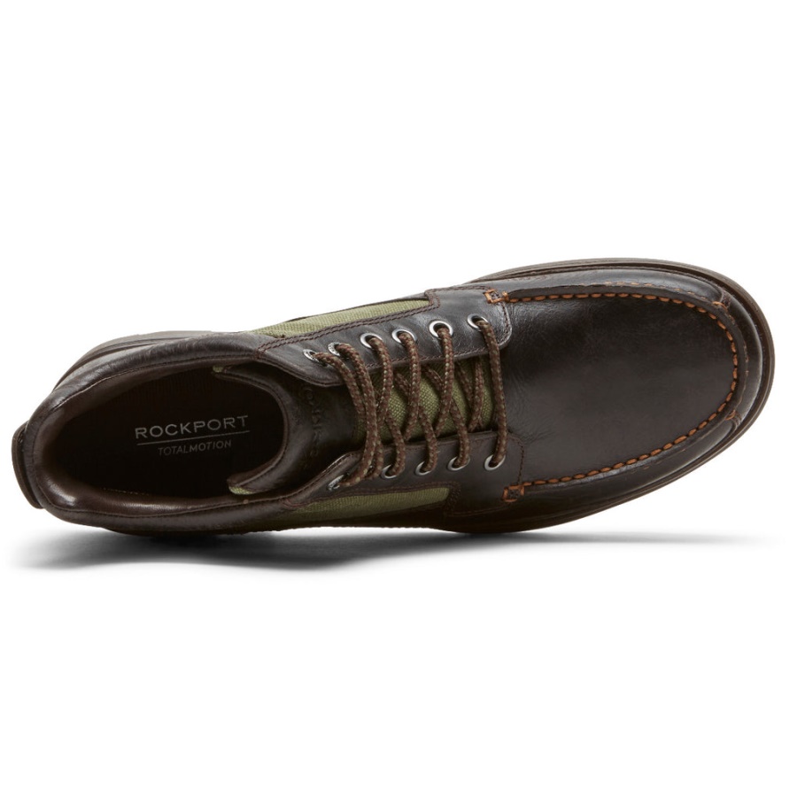 Rockport Masculino Total Motion Trek Keota Boot Impermeável Java