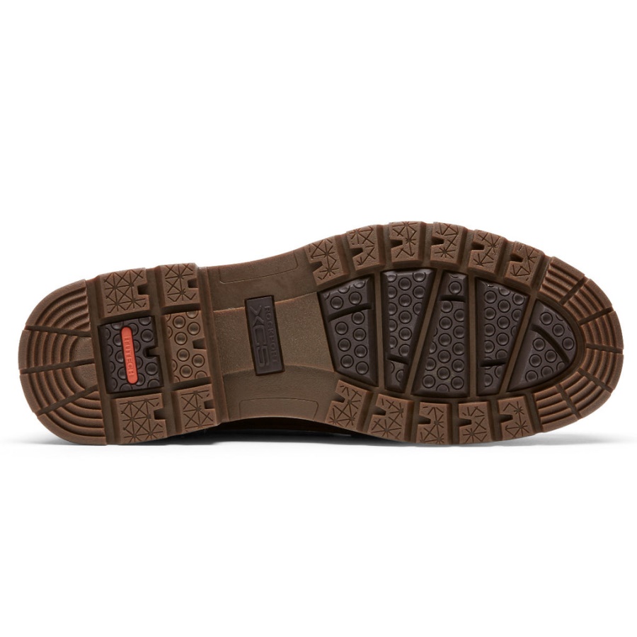 Rockport Masculino Total Motion Trek Keota Boot-tan à Prova D'água