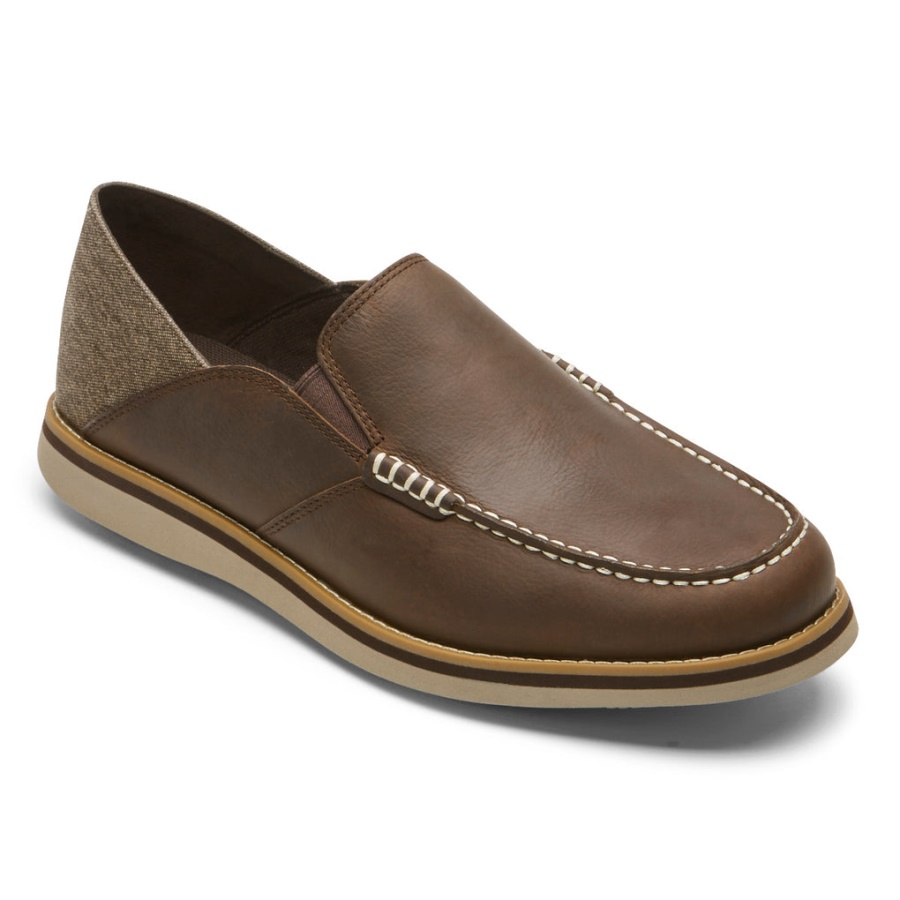 Mocassim Masculino Rockport Tucker Veneziano Crush Nas Costas
