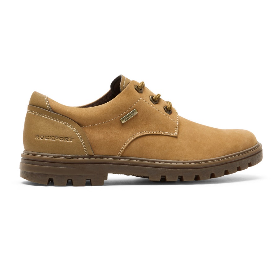 Rockport Men's Weather Ou Não Oxford-waterproof Trigo Nubuck