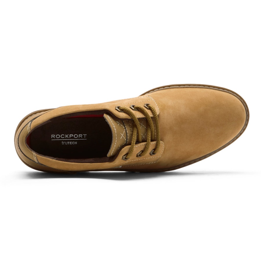 Rockport Men's Weather Ou Não Oxford-waterproof Trigo Nubuck