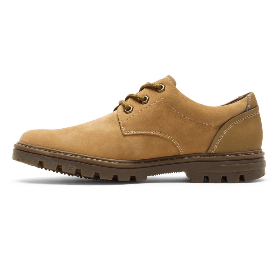 Rockport Men's Weather Ou Não Oxford-waterproof Trigo Nubuck