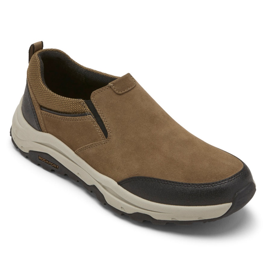 Rockport Masculino Xcs Birchfield Slip-on Trekker Nova Camurça Vicunha