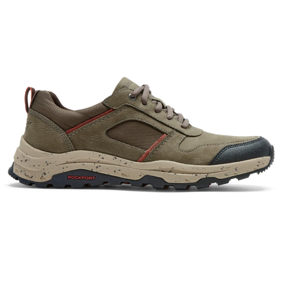 Rockport Masculino Xcs Caminho à Prova D'água Ubal Trekker Breen Nubuck