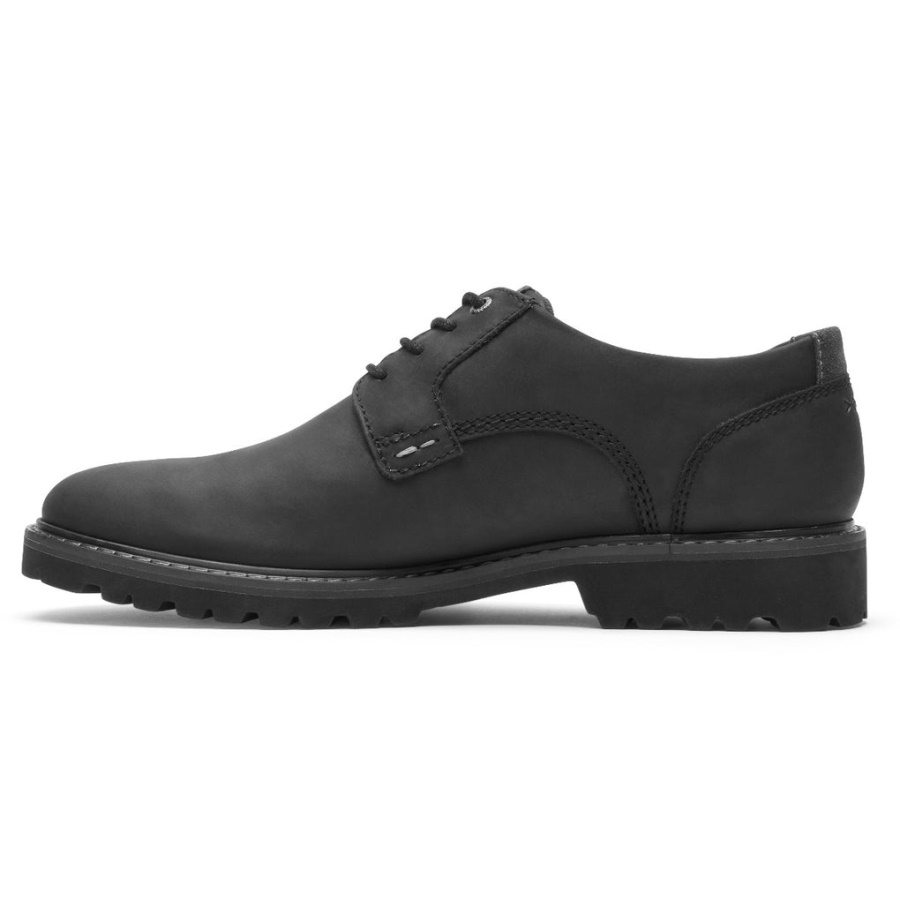 Rockport Masculino Xcs Bico Liso Oxford-impermeável Preto
