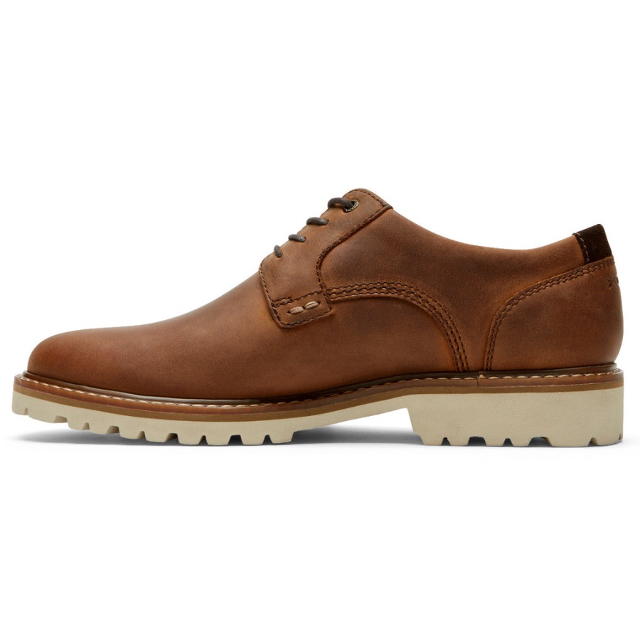 Rockport Masculino Xcs Dedo Do Pé Liso Oxford-madeira à Prova D'água