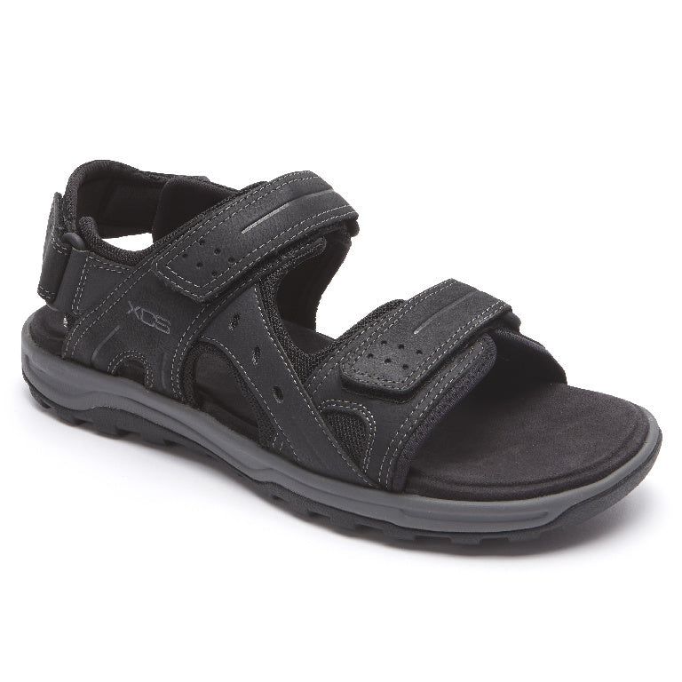 Sandália Ajustável Rockport Xcs Trail De Homem Preto