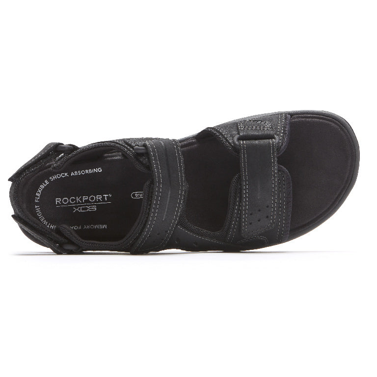 Sandália Ajustável Rockport Xcs Trail De Homem Preto