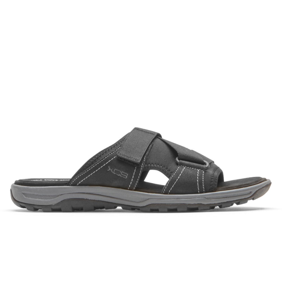 Rockport Masculino Xcs Trilha Técnica Ii Velcro Slide Preto