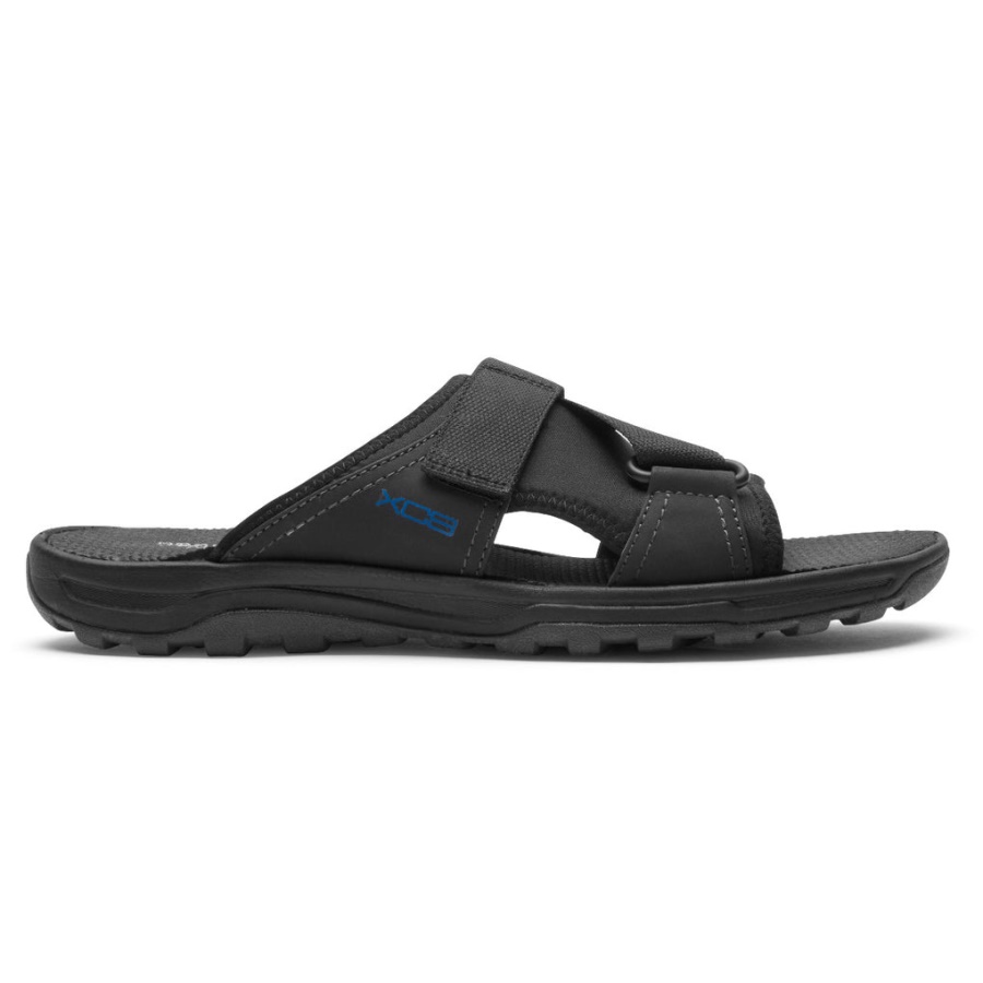 Rockport Masculino Xcs Trail Velcro Slide Preto