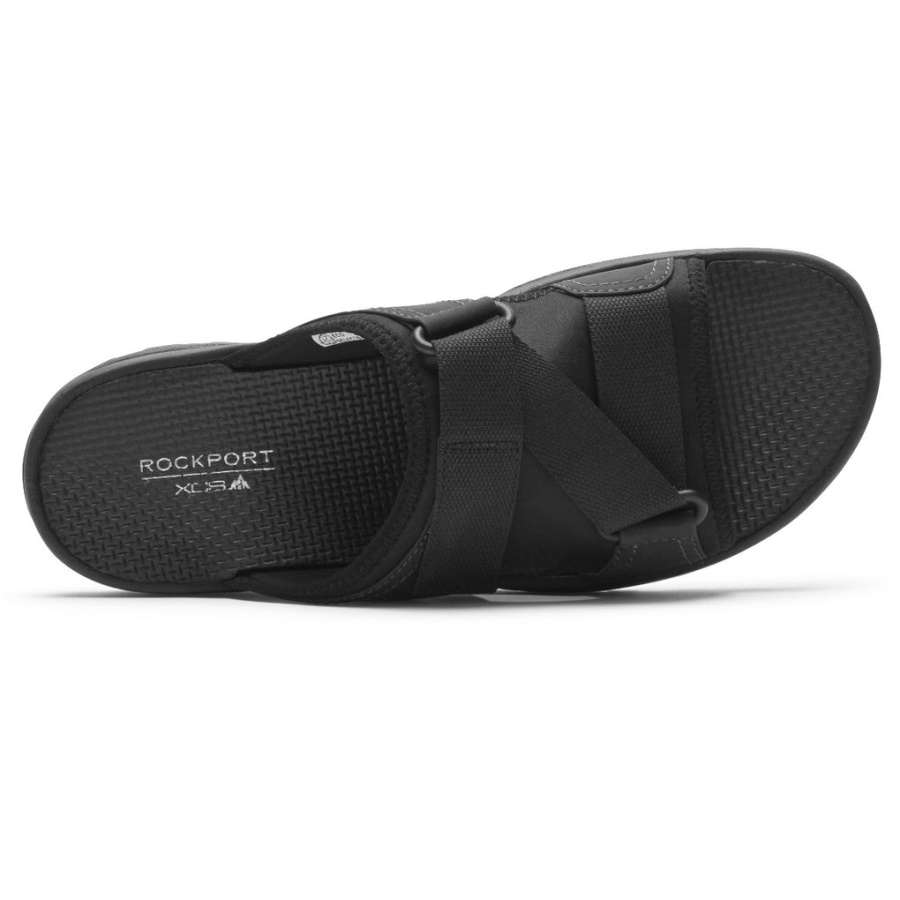Rockport Masculino Xcs Trail Velcro Slide Preto