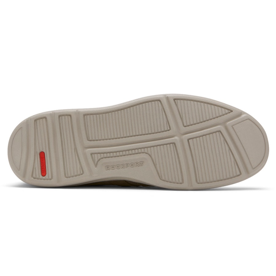 Tênis Ubal Ubal De 5 Olhos Masculino Rockport Zaden Em Lona Nobuck Verde-oliva