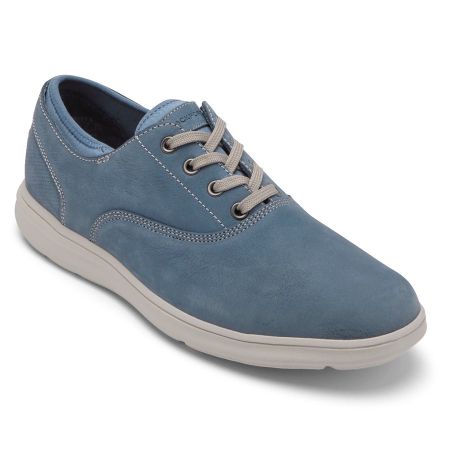 Rockport Men's Seeds Cvo Sneaker Blue Heaven Nubuck
