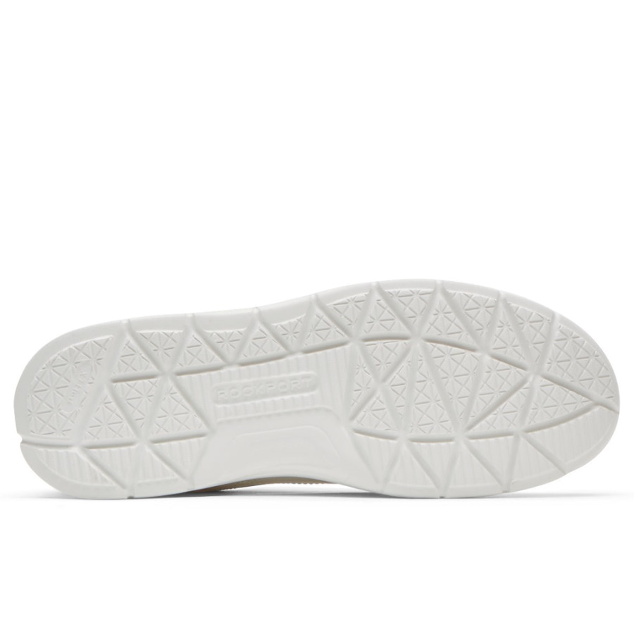 Sapatilha Masculina Truflex Cayden Rockport Couro Branco Vapor