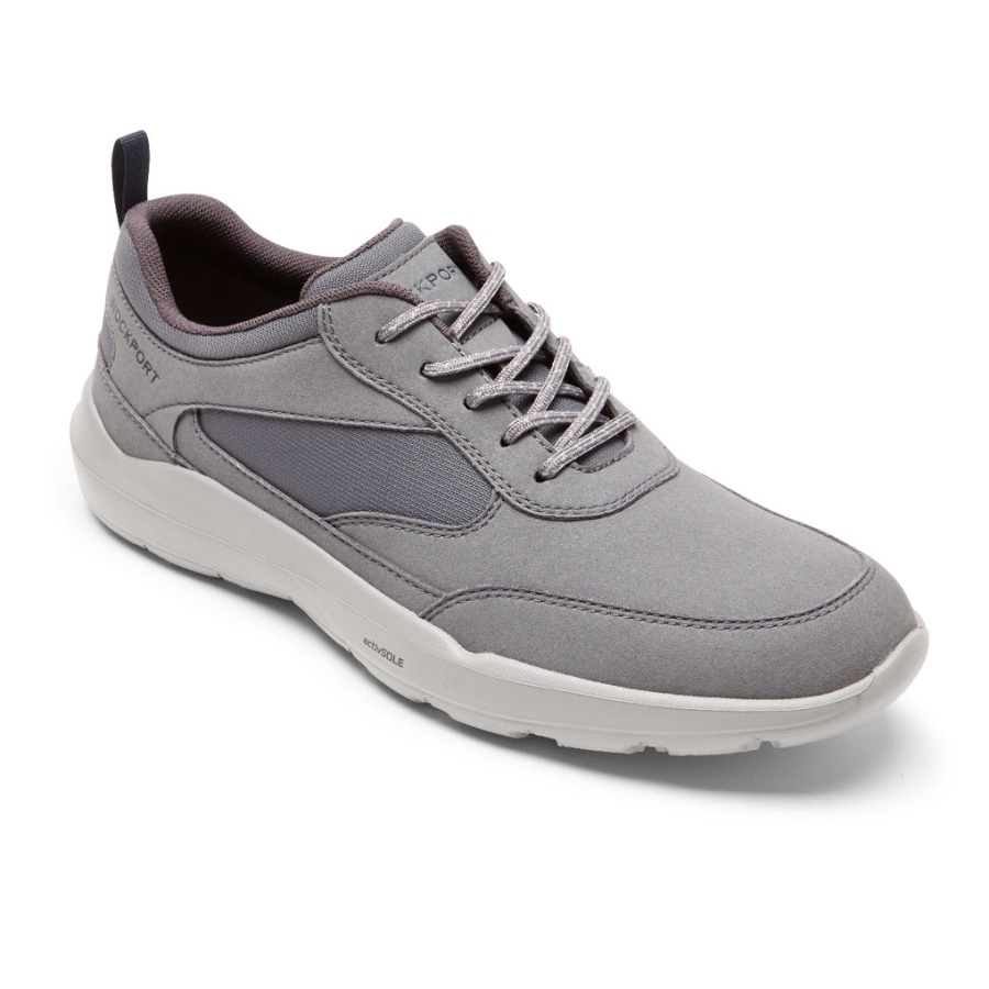 Sapatilha Masculina Rockport Truflex Evolution Cinza Aço