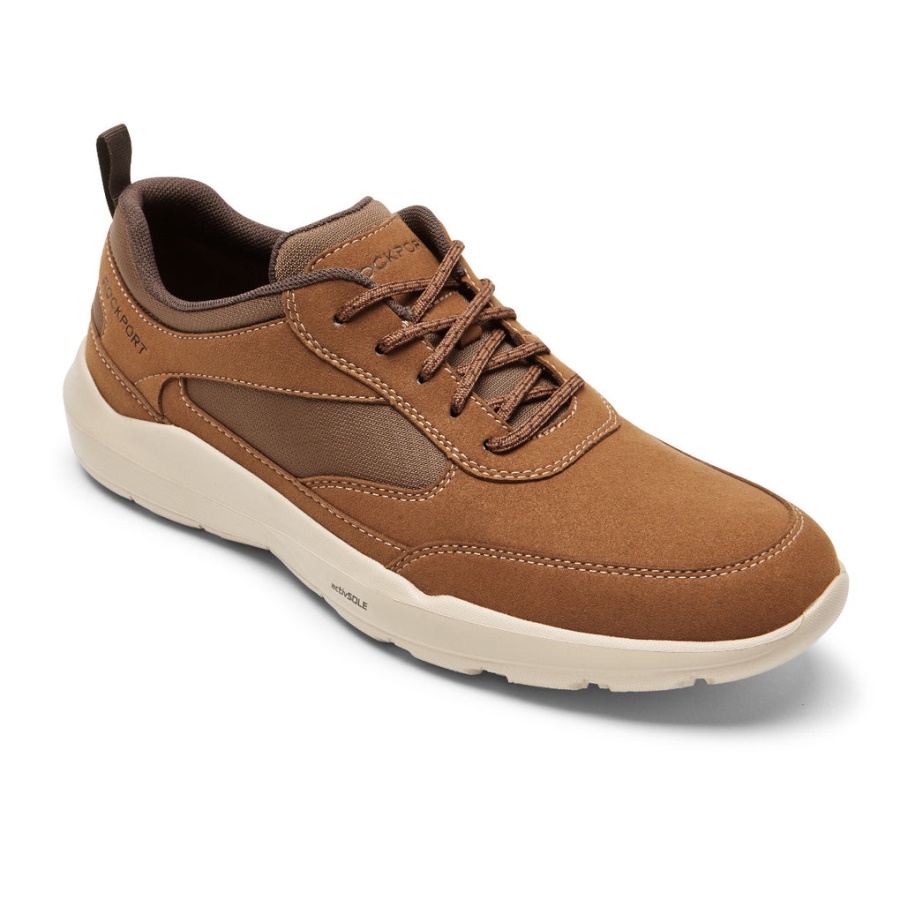 Sapatilha Masculina Rockport Truflex Evolution Tan