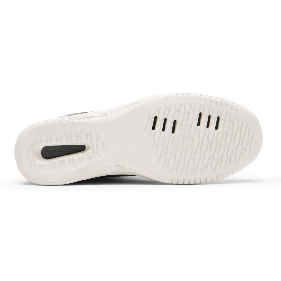 Tênis Masculino Rockport Truflex Fly Taconic Camurça Cinza Aço