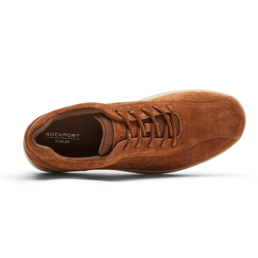 Sapatilha Masculina Rockport Truflex Fly Taconic Camurça Bege