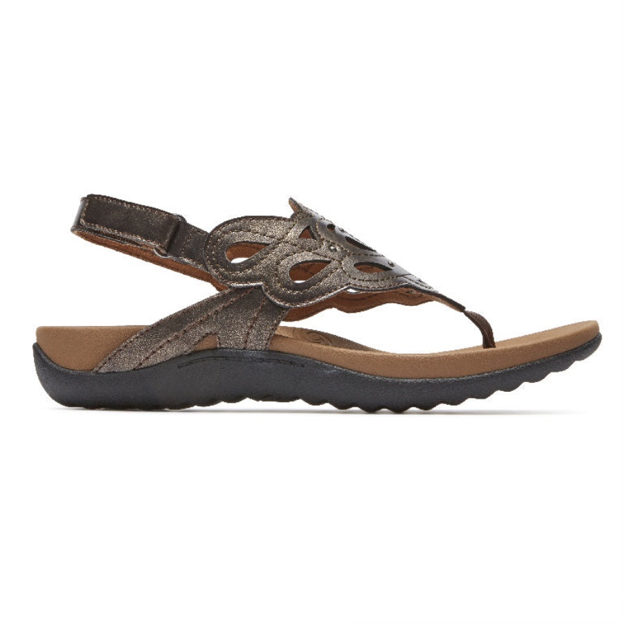 Sandália Rockport Ridge Sling Bronze