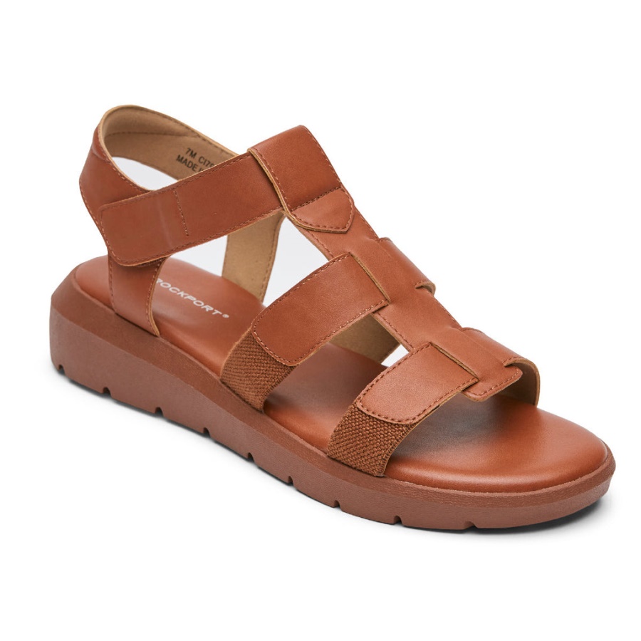 Sandália Feminina Abbie T-strap De Rockport Picante