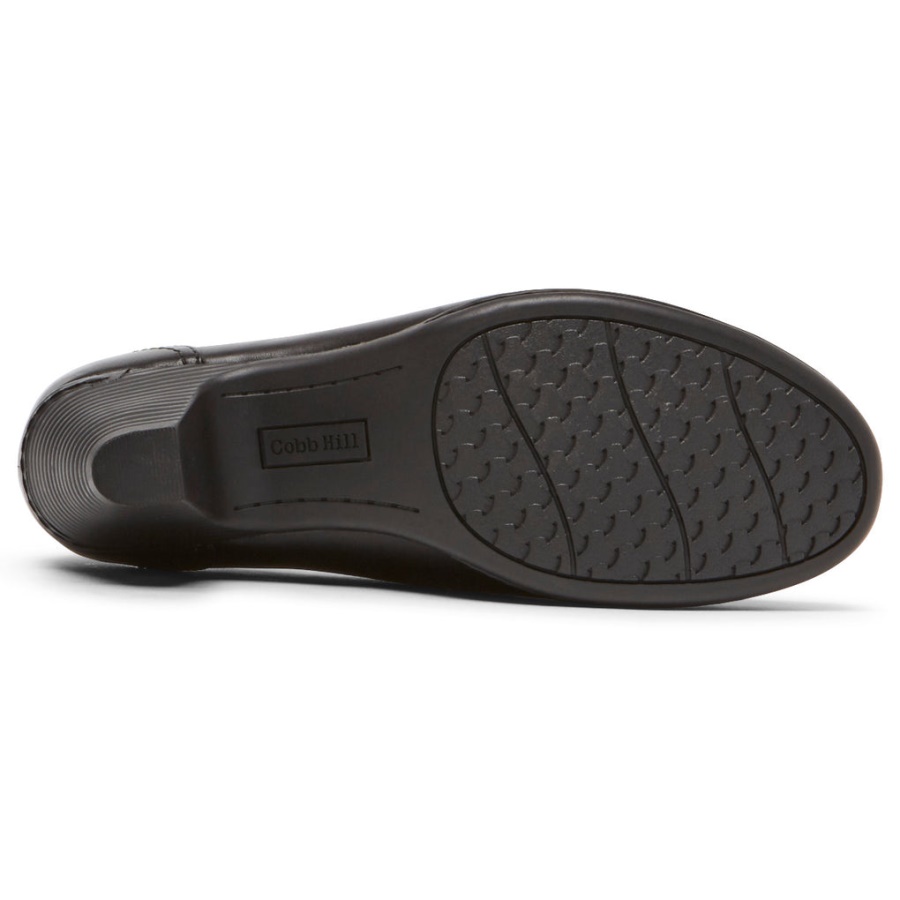 Salto Adaline Feminino Rockport Couro Preto