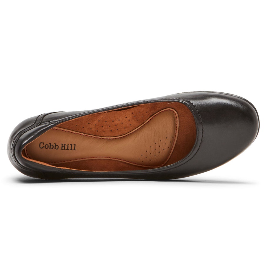 Salto Adaline Feminino Rockport Couro Preto