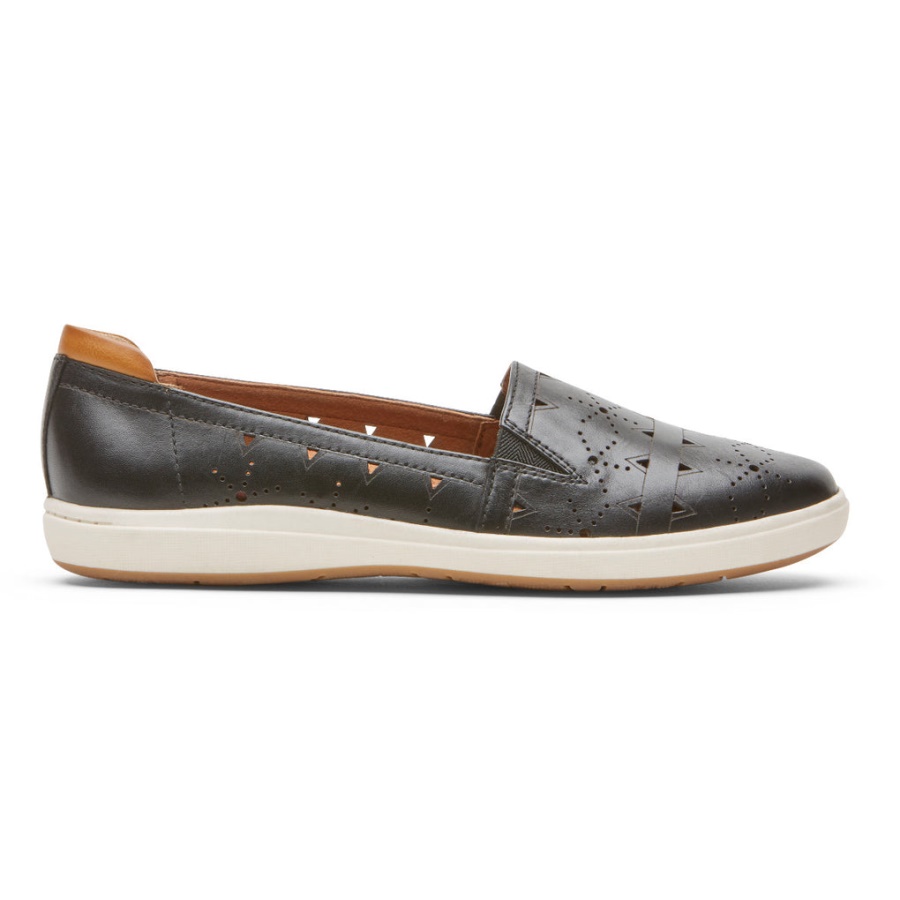 Rockport Baile Feminino Slip-on Preto