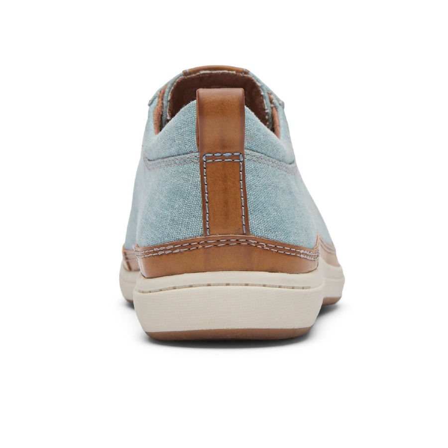 Sapatilha Bailee Feminina Rockport Lona Azul Mineral