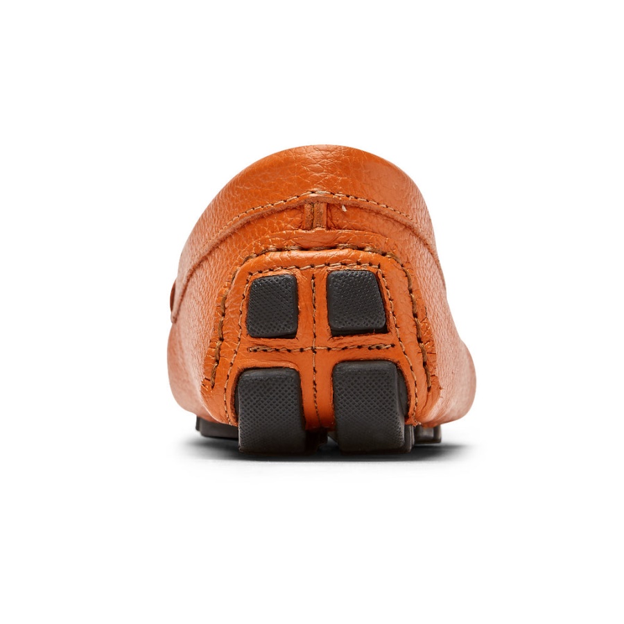 Mocassim Feminino De Rockport Bayview Bit Keeper Laranja