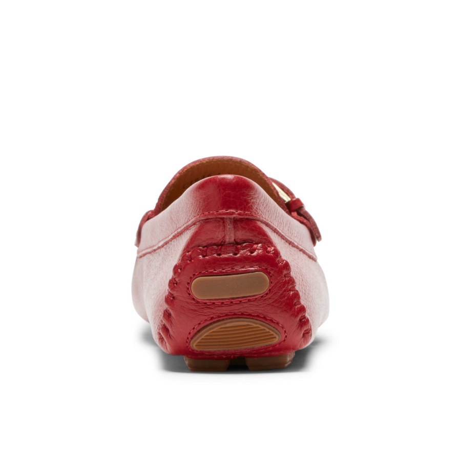 Mocassim Feminino Com Fivela Bayview Rockport Vermelho