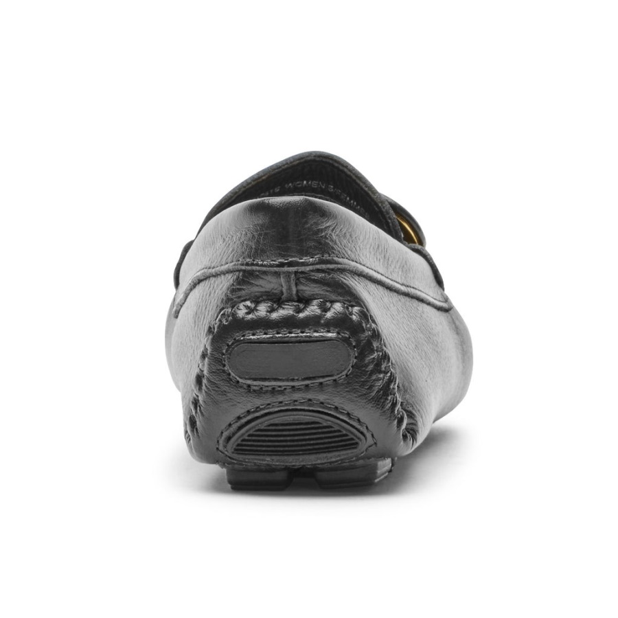 Mocassim Feminino Rockport Bayview Anel Preto