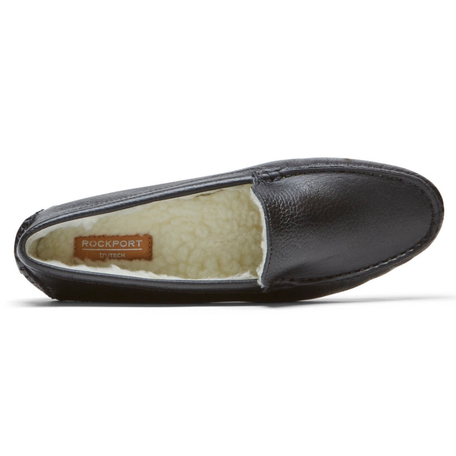 Mocassim Feminino Rockport Bayview Preto