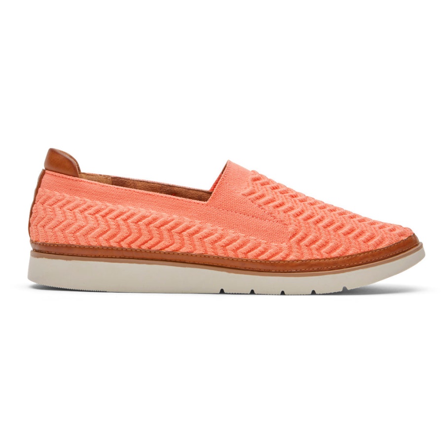 Camryn Slip On Bright Coral Rockport Feminino