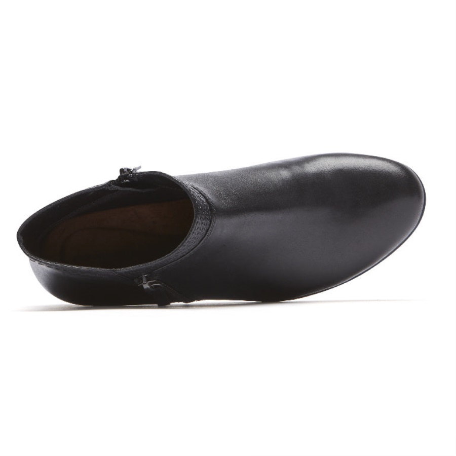 Botinha Rockport Feminina Carly Preta