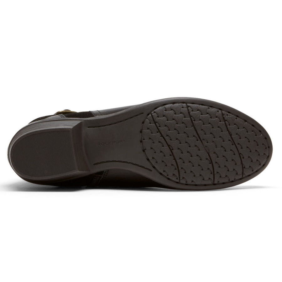 Bota Feminina Carly Strap Preta Rockport