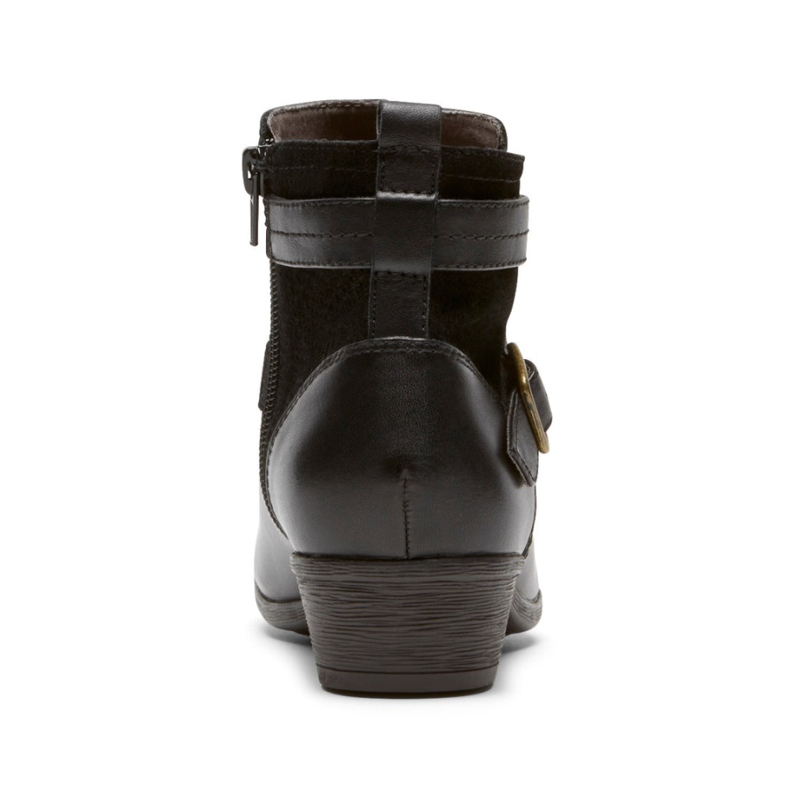 Bota Feminina Carly Strap Preta Rockport
