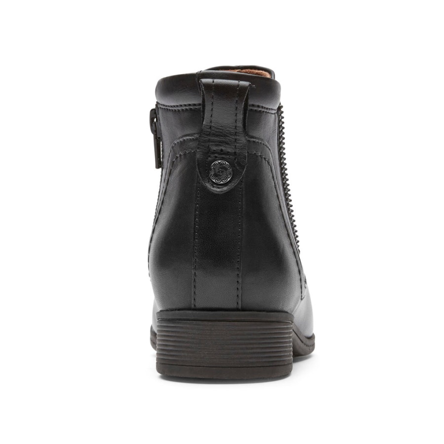 Botinha Feminina Crosbie Gore Rockport Preta