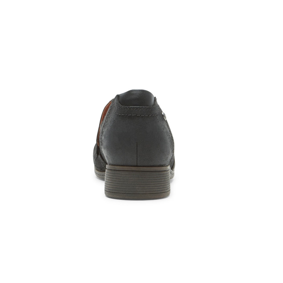 Crosbie Feminino Rockport Slip-on Preto