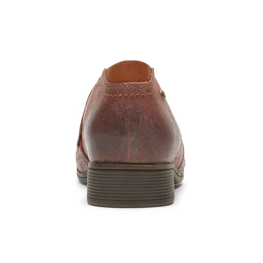 Crosbie Feminino Rockport Slip-on Vermelho