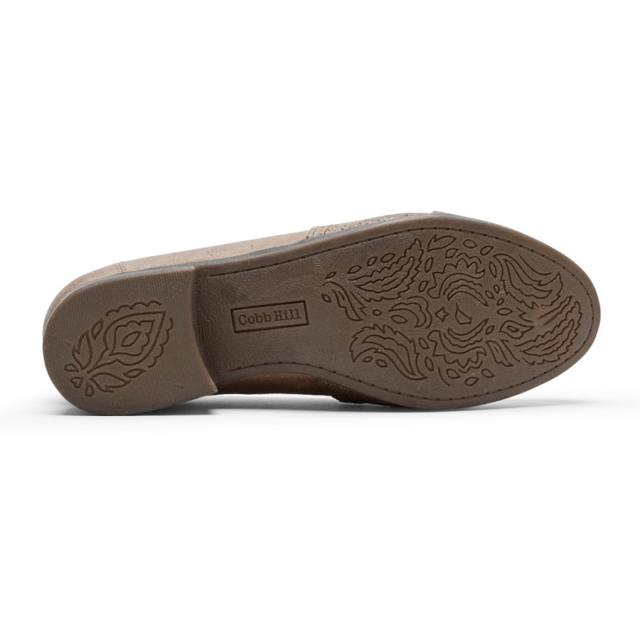 Crosbie Slip-on Taupe Feminino Rockport