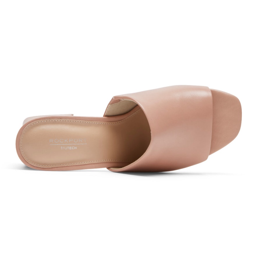 Sandália Feminina Rockport Farrah Slide Toscana Rosa