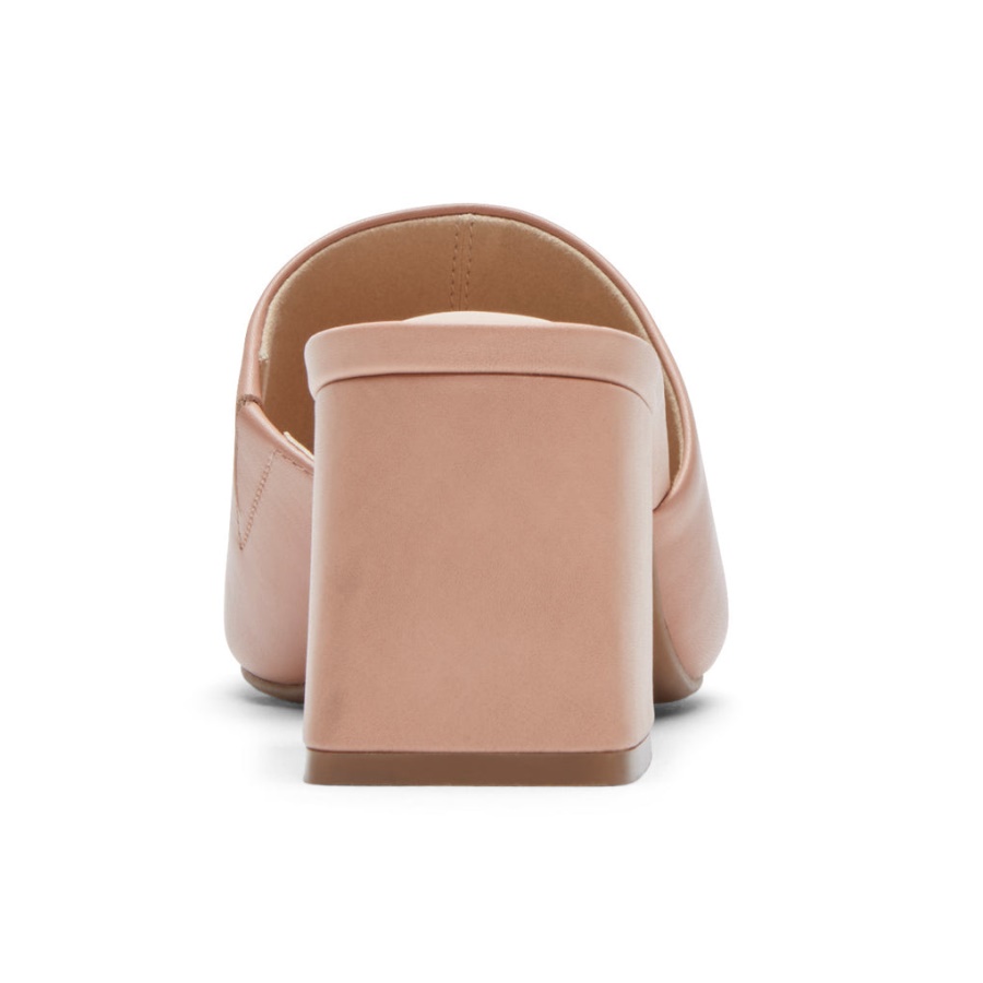 Sandália Feminina Rockport Farrah Slide Toscana Rosa