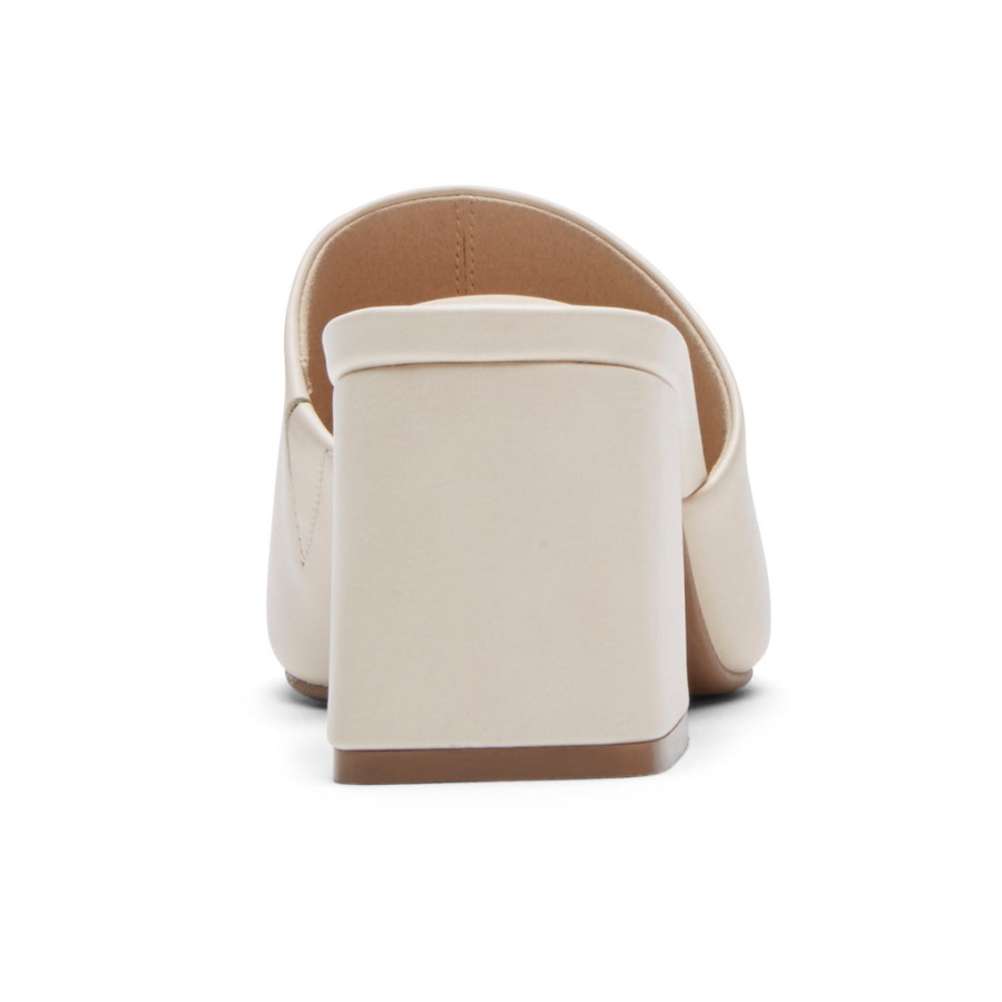 Sandália Feminina Rockport Farrah Slide Baunilha