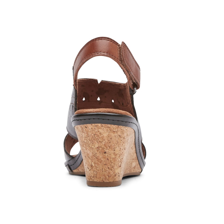 Rockport Feminino Janna Perfurado Slingback Preto