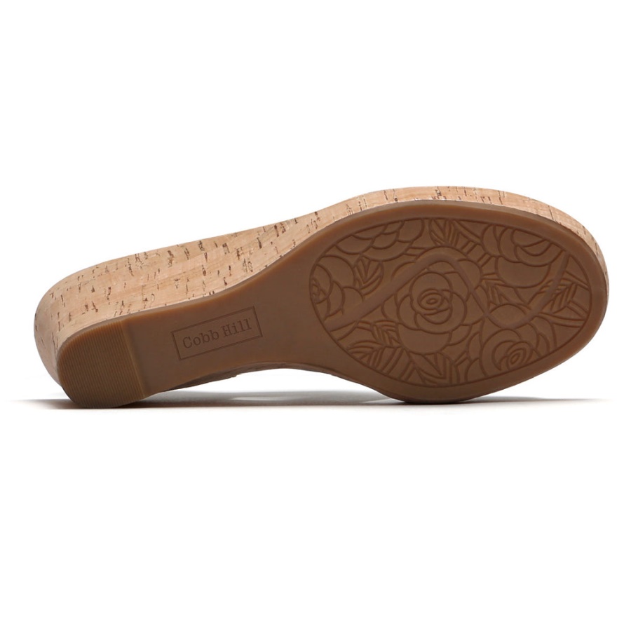 Sandália Janna Cunha De Mulher Rockport Nobuck Preto