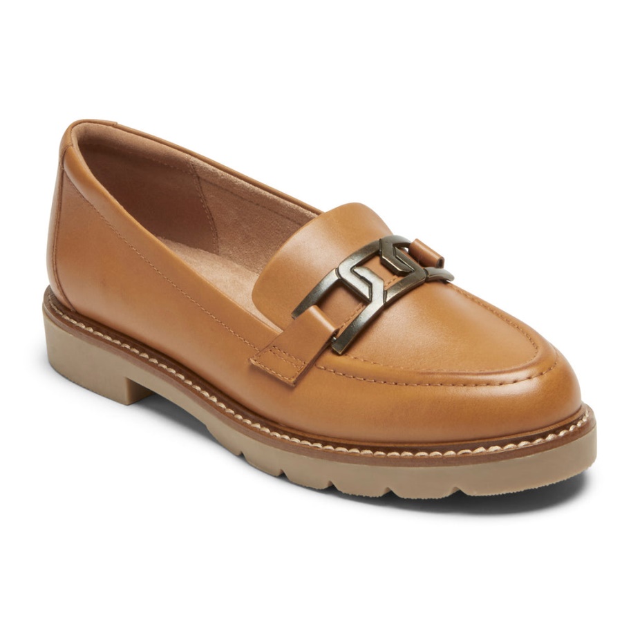 Mocassim Feminino Kacey Chain De Rockport Mel